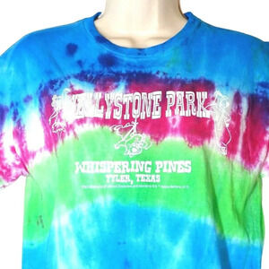 Hanna Barbera Yogi Bear Jellystone Park Tie Dye T-Shirt Shirt Boy Girl Size L